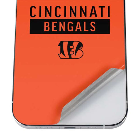 NFL Cincinnati Bengals Orange Performance Series iPhone 12 Pro Skin